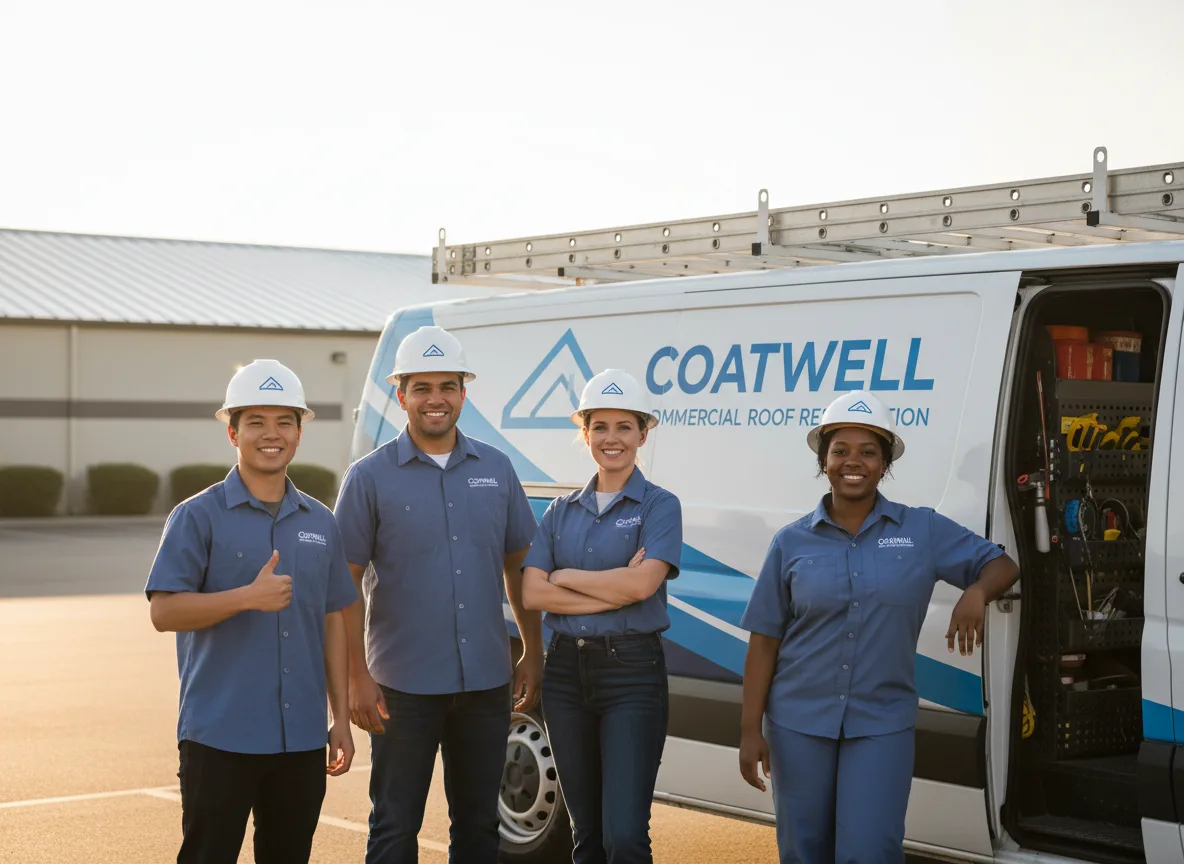 Commercial roof coating company in Allen, SD